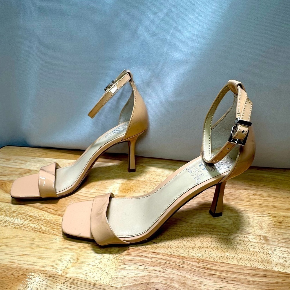 Vince Camuto Enella Ankle Strap Sandal Heels 5.5